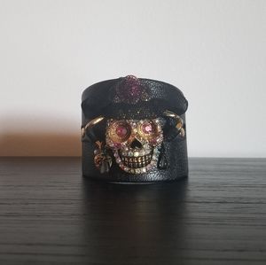 Betsey Johnson Skull Cuff Bracelet